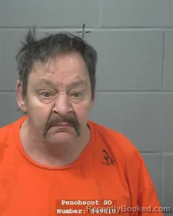 Booking photo from Penobscot County, Maine