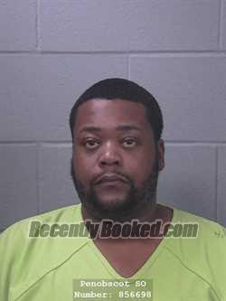 Booking photo from Penobscot County, Maine