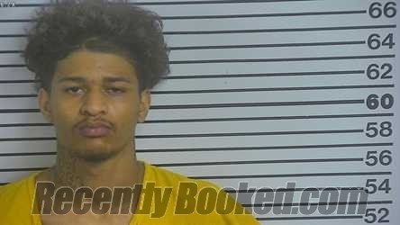 Booking photo from Forrest County, Mississippi