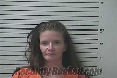 Booking photo from Hancock County, Mississippi