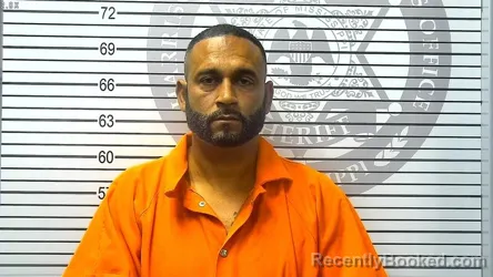 Booking photo from Harrison County, Mississippi