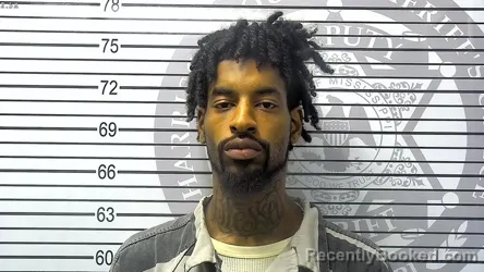 Booking photo from Harrison County, Mississippi
