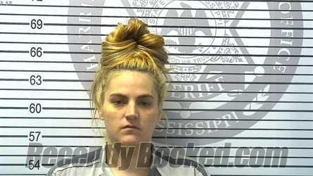 Booking photo from Harrison County, Mississippi