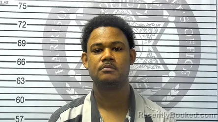 Booking photo from Harrison County, Mississippi