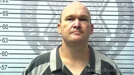Booking photo from Harrison County, Mississippi