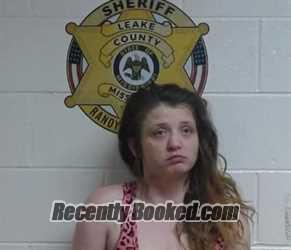 Booking photo from Leake County, Mississippi