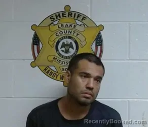 Booking photo from Leake County, Mississippi