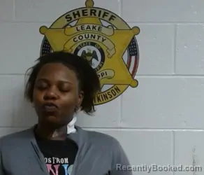 Booking photo from Leake County, Mississippi