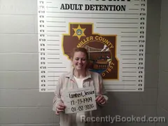 Booking photo from Miller County, Missouri