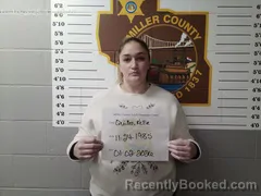 Booking photo from Miller County, Missouri