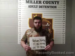 Booking photo from Miller County, Missouri