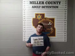 Booking photo from Miller County, Missouri