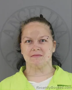 Booking photo from Angelina County, Texas