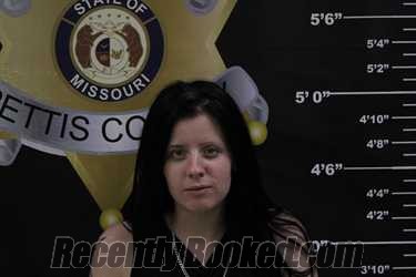 Booking photo from Pettis County, Missouri