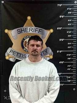 Booking photo from Pettis County, Missouri