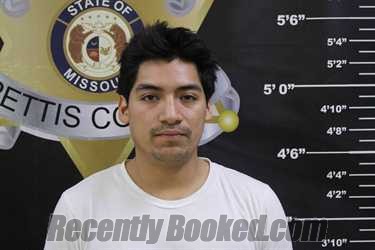 Booking photo from Pettis County, Missouri