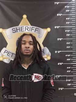 Booking photo from Pettis County, Missouri