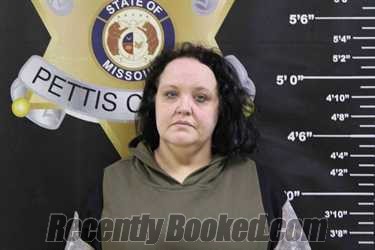 Booking photo from Pettis County, Missouri