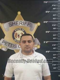 Booking photo from Pettis County, Missouri