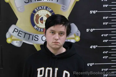 Booking photo from Pettis County, Missouri