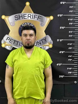 Booking photo from Pettis County, Missouri