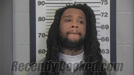 Booking photo from Platte County, Missouri