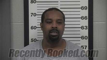 Booking photo from Platte County, Missouri