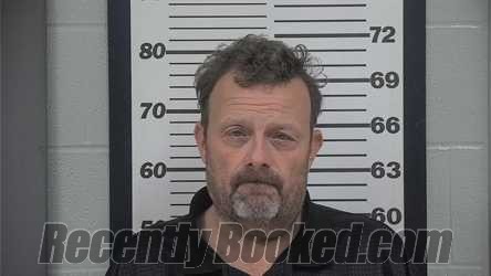 Booking photo from Platte County, Missouri