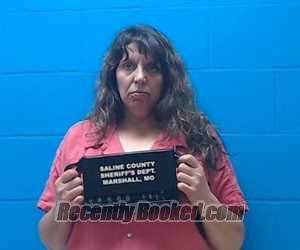Booking photo from Saline County, Missouri