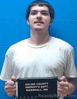 Booking photo from Saline County, Missouri