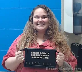 Booking photo from Saline County, Missouri