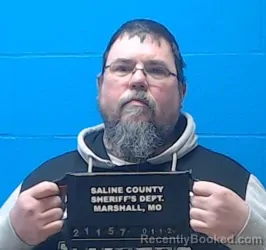 Booking photo from Saline County, Missouri