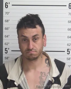 Booking photo from Curry County, New Mexico