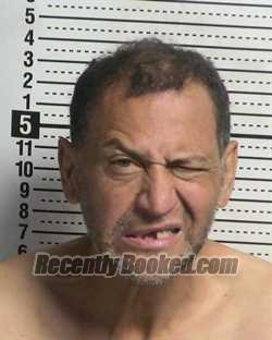Booking photo from Dona Ana County, New Mexico