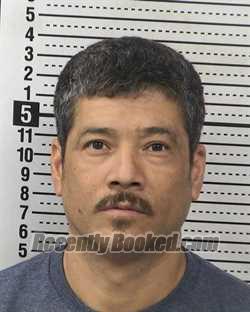 Booking photo from Dona Ana County, New Mexico