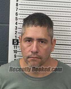Booking photo from Dona Ana County, New Mexico