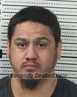 Booking photo from Dona Ana County, New Mexico