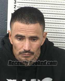 Booking photo from Dona Ana County, New Mexico