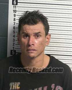Booking photo from Dona Ana County, New Mexico