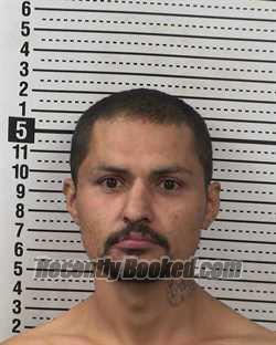 Booking photo from Dona Ana County, New Mexico