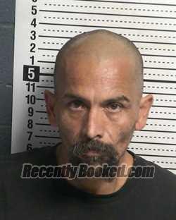 Booking photo from Dona Ana County, New Mexico