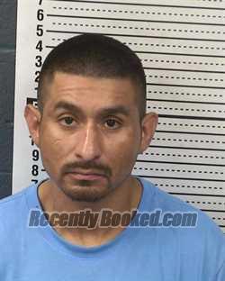 Booking photo from Dona Ana County, New Mexico