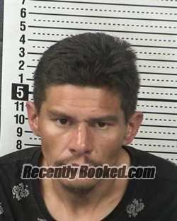 Booking photo from Dona Ana County, New Mexico