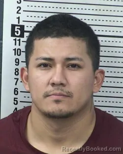 Booking photo from Dona Ana County, New Mexico