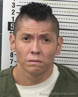 Booking photo from Dona Ana County, New Mexico