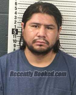 Booking photo from Dona Ana County, New Mexico