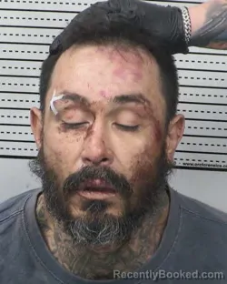 Booking photo from Dona Ana County, New Mexico