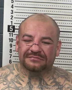Booking photo from Dona Ana County, New Mexico