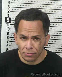 Booking photo from Dona Ana County, New Mexico
