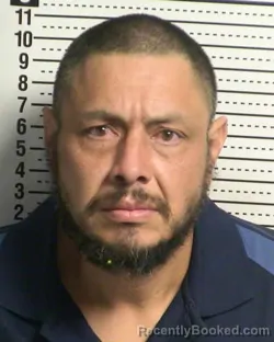 Booking photo from Dona Ana County, New Mexico